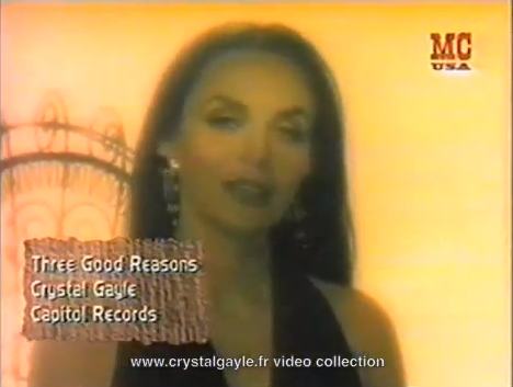 crystal gayle three good reasons video clip pic